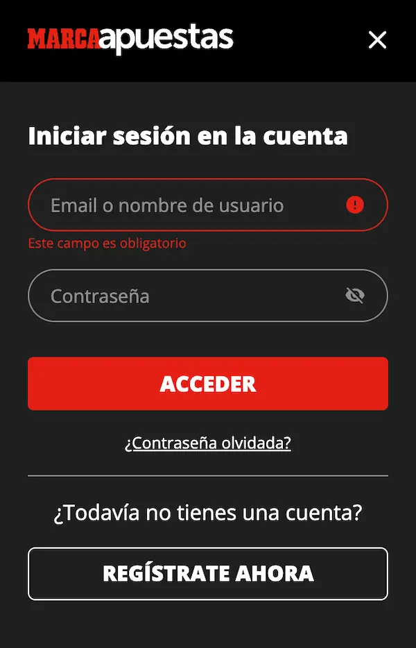 Marca Casino login